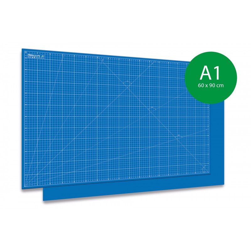 Tapis de découpe autocicatrisant A160x90cm BLEU — free download