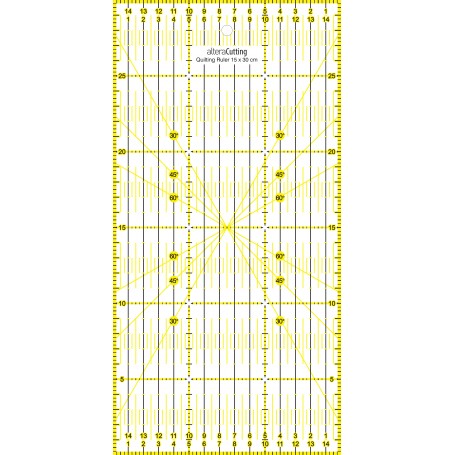 Jauge de mesure de couture de précision, règle de tailleur en métal, modèle  de quilting, règle