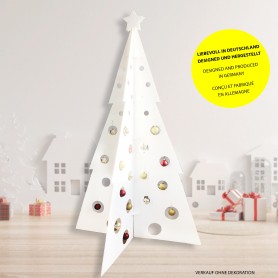 Spain de Noel en carton Myplugi 155cm (170cm avec étoile)