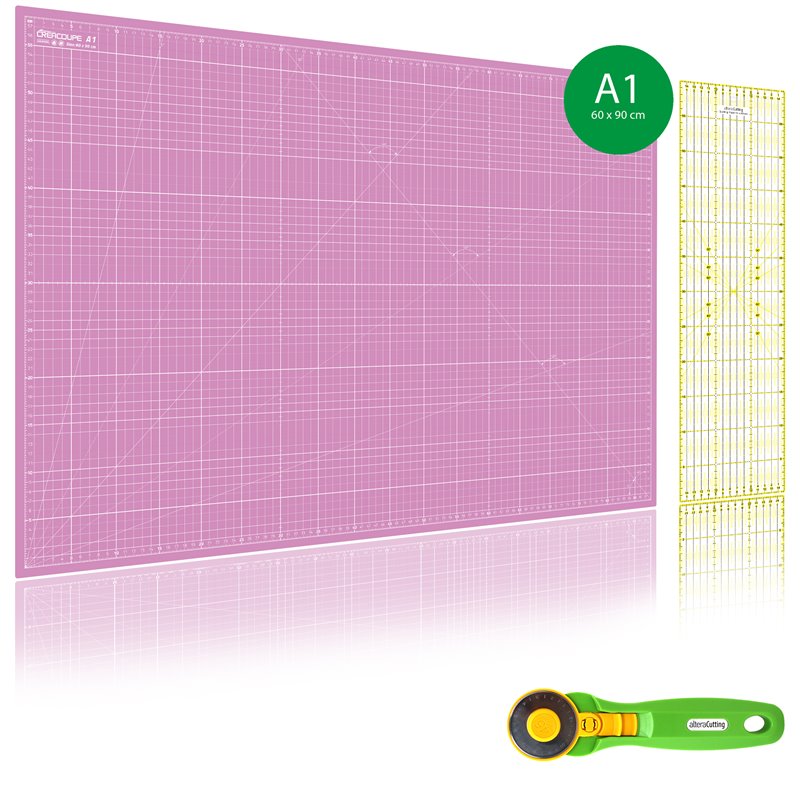 Tapis De Coupe Martor 3001 - Surface Auto-réparatrice - Quadrillage Cm Et Pouces - Protection Pour Table Et Plan De Travail - 12