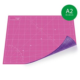 Tapis de découpe A2(45x60cm) - ROSE+VIOLET